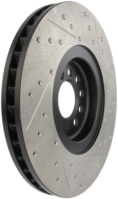 Stoptech 127.33093R Slotted & Drilled Sport Brake Rotor