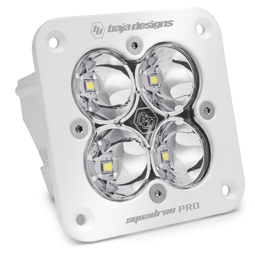 Baja Designs 491006WT Squadron Pro White Flush Mount LED Auxiliary Light Pod
