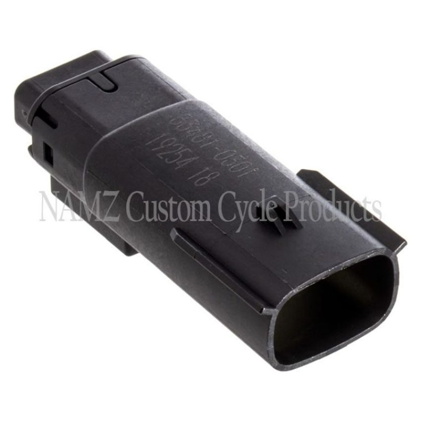 NAMZ NM-33481-0301 07-23 FLHRC Models Right Side Handlebar Ctrl Molex MX-150 3-Position Male - Blk (HD 72511-07BK)