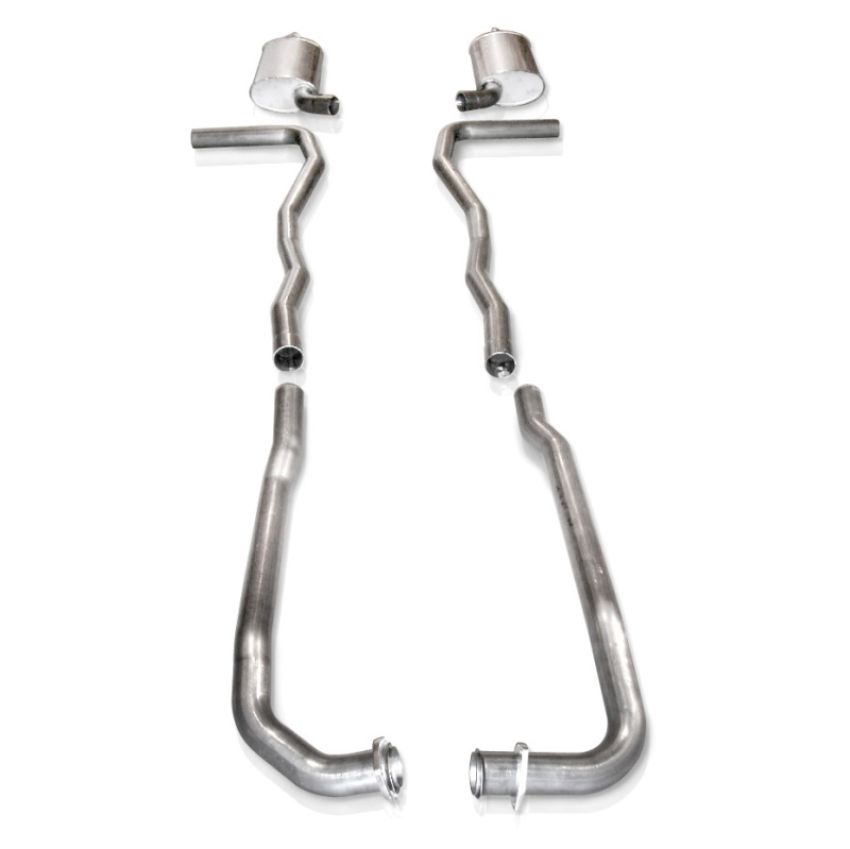 Stainless Works V6313100S 1963 Corvette Exhaust 2-1/2in Factory Connect