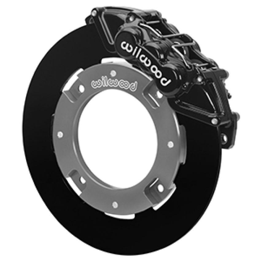 Wilwood 140-16628 17-21 Can-Am X3RS Black 6-Piston Front Kit 11.25in - Undrilled Rotors