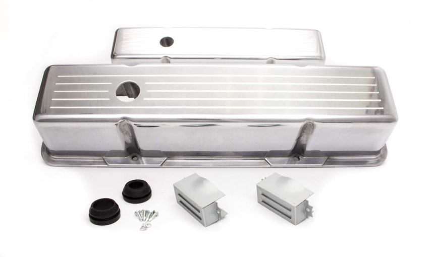 RACING POWER CO-PACKAGED RPCR6130 SBC Alum Tall V/C Ball Milled Polished