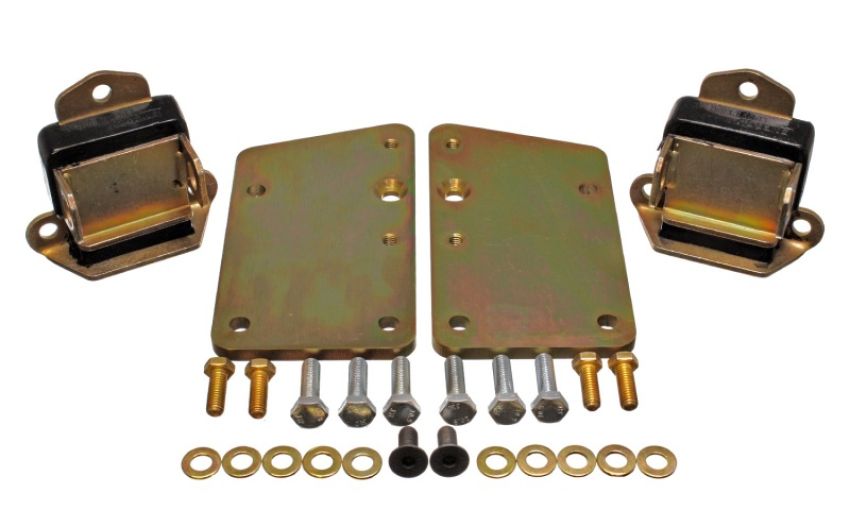 ENERGY SUSPENSION ENE3-1148G LS1 Engine Conversion Mounts Short/Wide Zinc