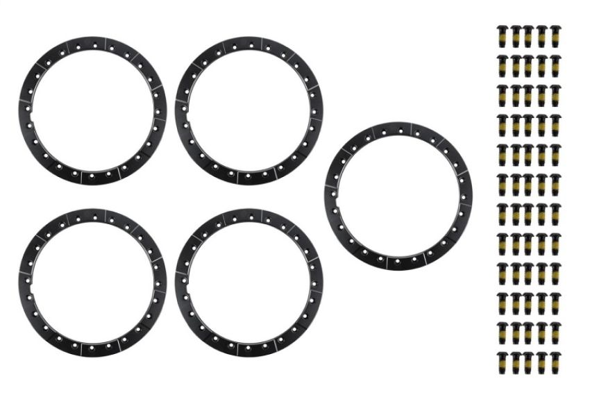 Ford Racing M-1021K-BLG 2021-2025 Bronco Beadlock Trim Ring Kit-Gray