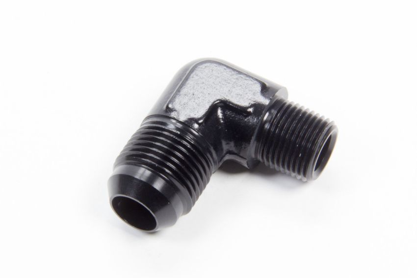 AEROQUIP AERFCM5016 90 Deg #10 to 3/8in Alum Adapter Black