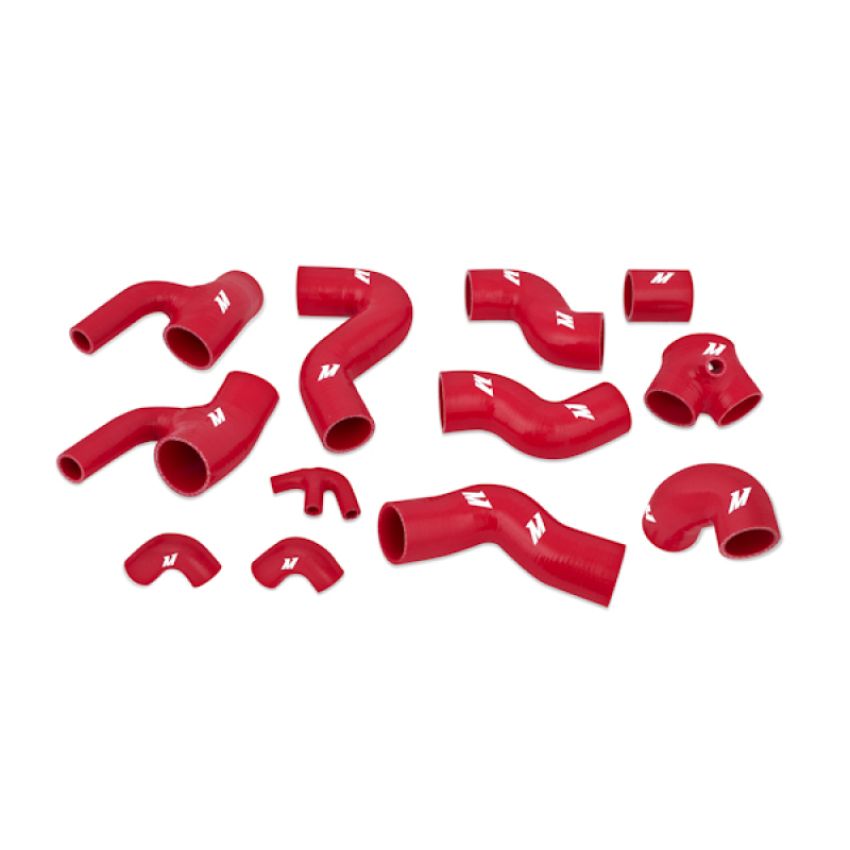 Mishimoto MMHOSE-S4-97TRD 97-02 Audi S4 Turbo Red Silicone Hose Kit