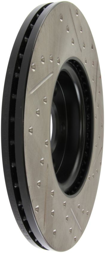 Stoptech 127.45078R 07-09 Mazda 3 Right Front Slotted & Drilled Rotors