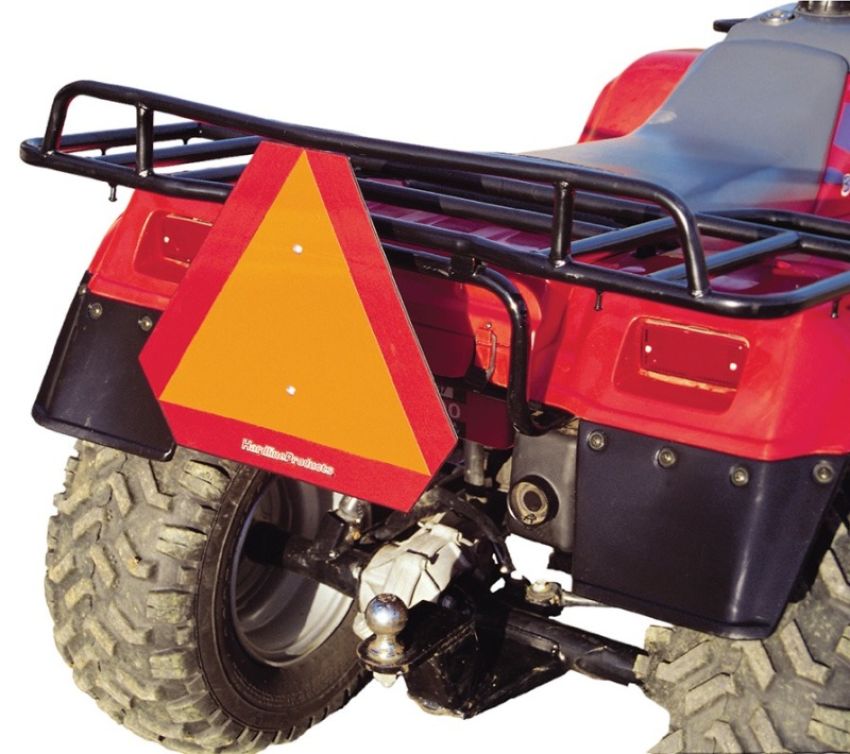 Hardline 2350 ATV UTV Safety Emblem w/Bracket