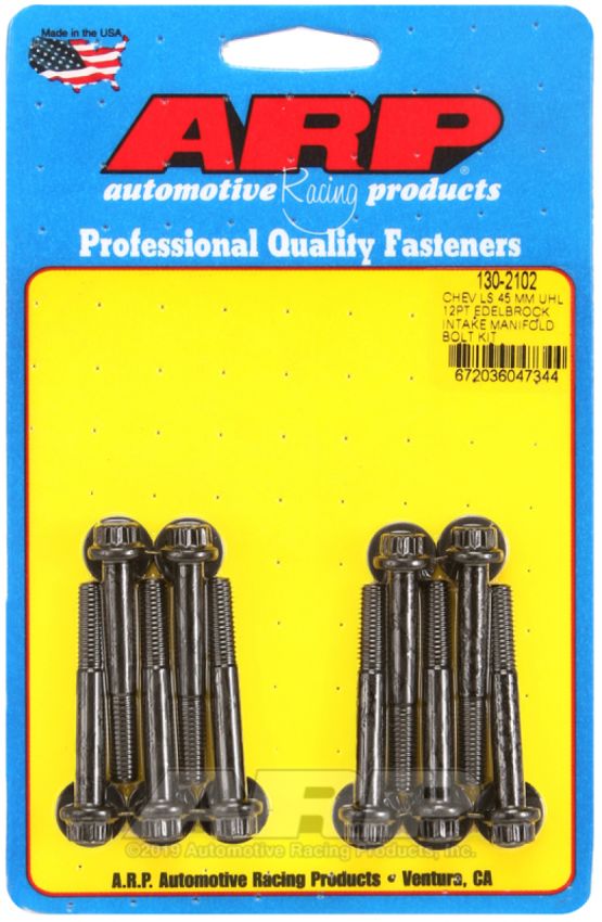 ARP ARP130-2102 Intake Manifold Bolt Kit GM LS w/Edelbrock Intake