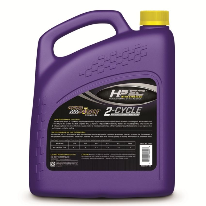 Royal Purple 43311 HP 2-C Synthetic 2-Cycle Motor Oil - 1 Gallon