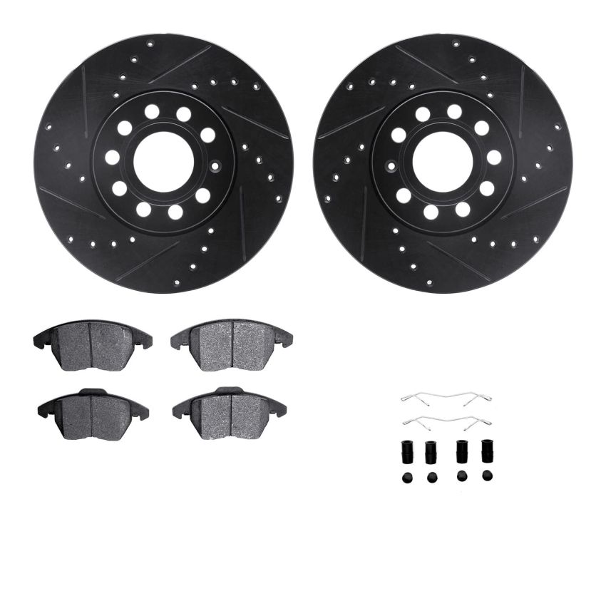Dynamic Friction 8512-74054 Rotor Kit