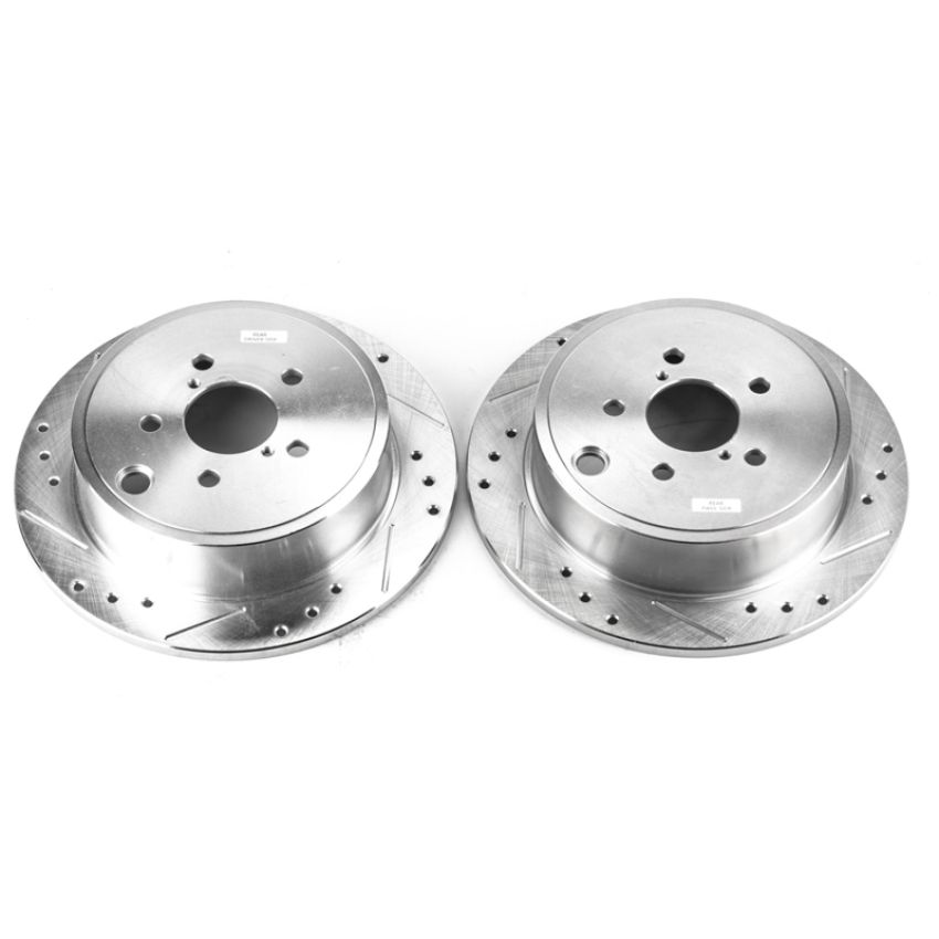 PowerStop JBR1365XPR PowerStop Evolution Performance Drilled, Slotted & Plated Brake Rotor Pair