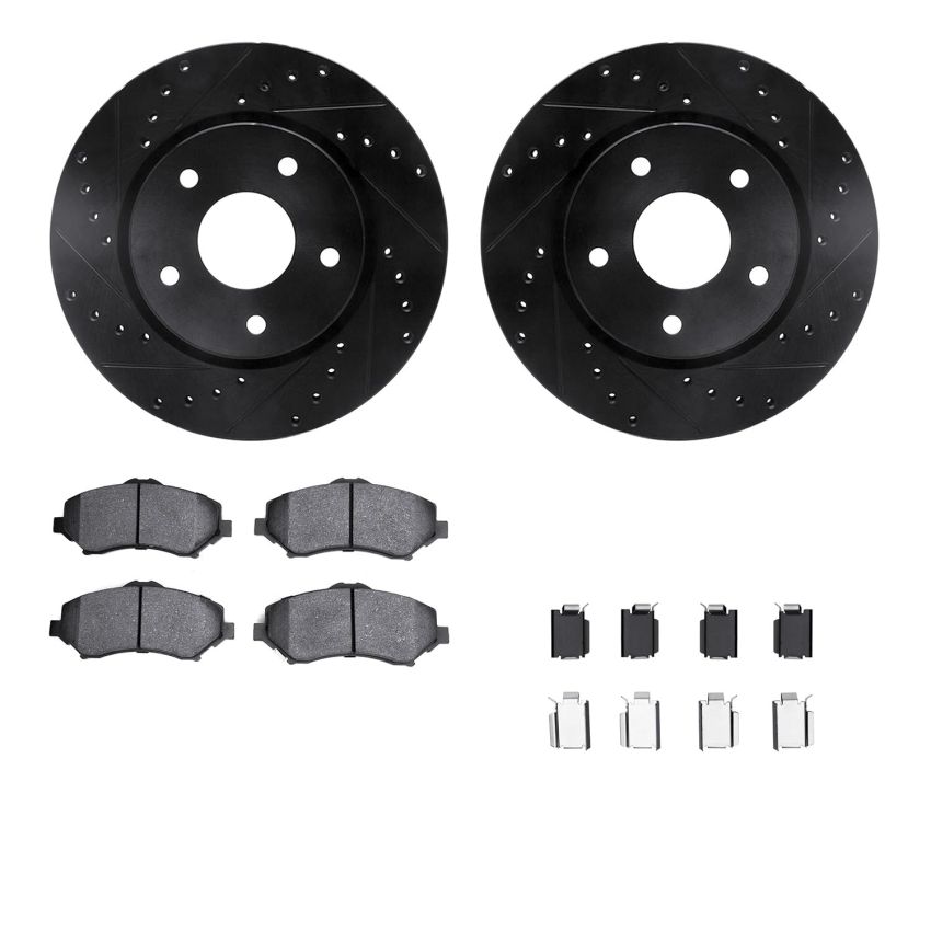 Dynamic Friction 8612-40000 Rotor Kit