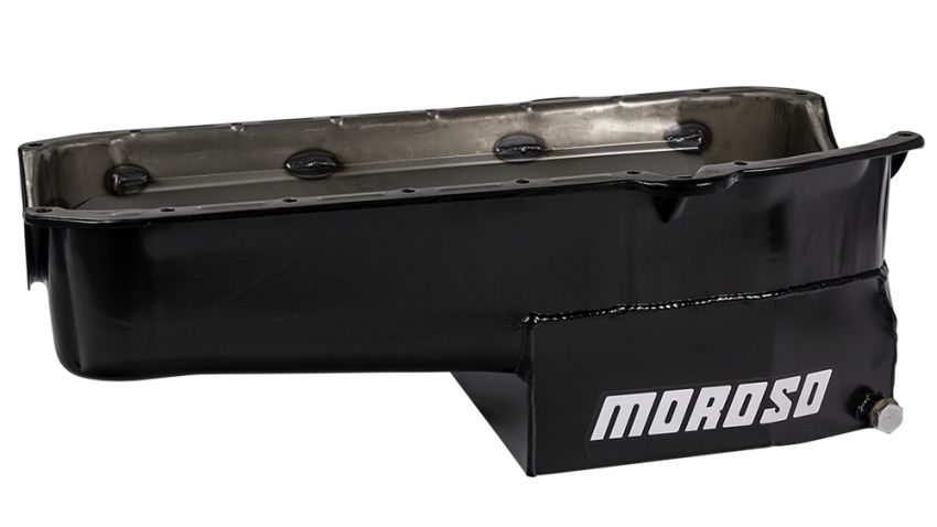 MOROSO MOR21316 SBC C/T Oil Pan - 7qt. LH Dipstick
