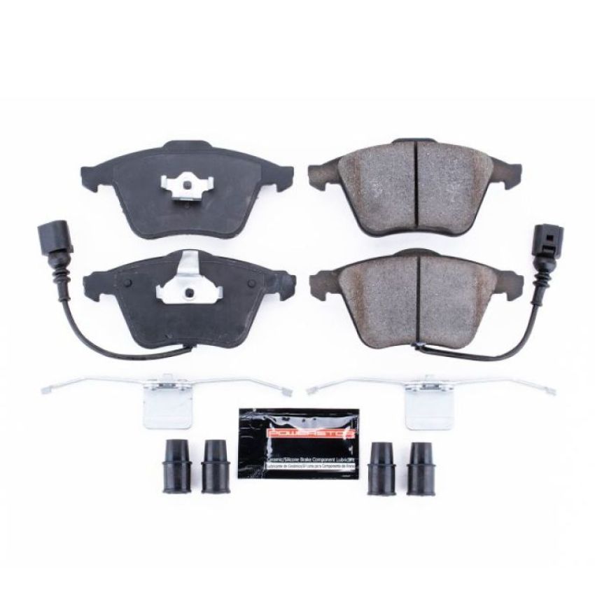 PowerStop Z23-915C PowerStop - Z23 Daily Driver Carbon-Fiber Ceramic Brake Pads with Hardware Kit
