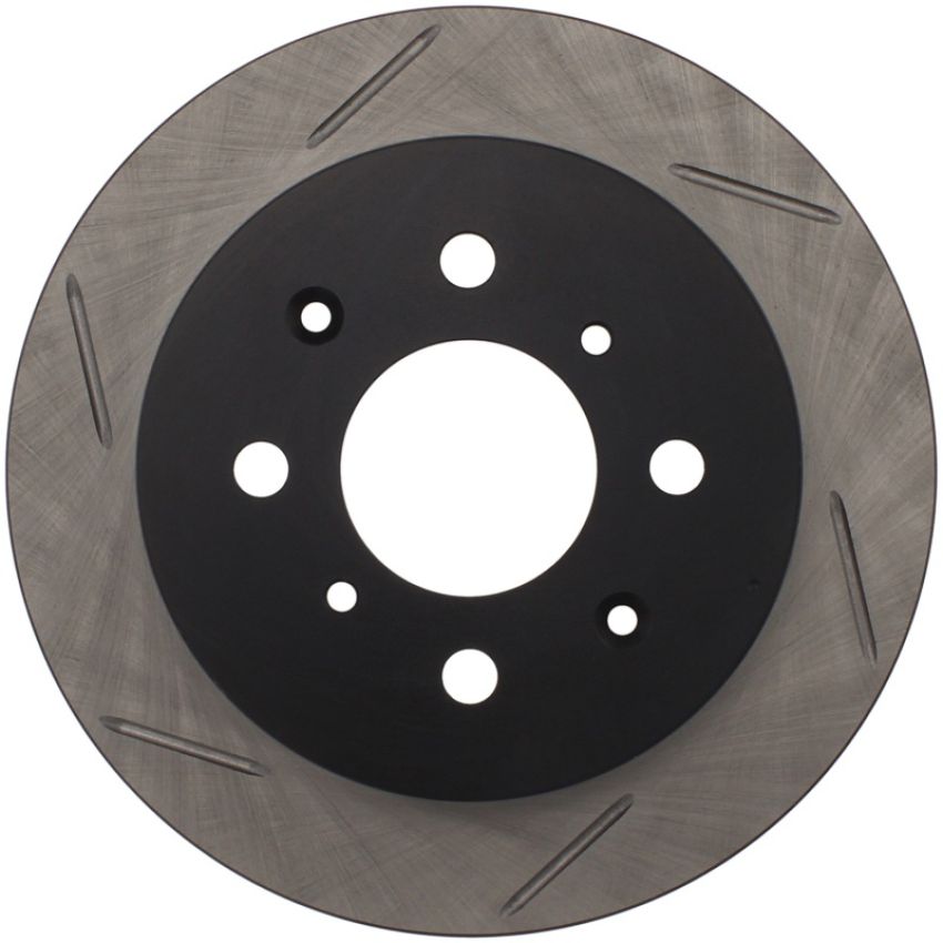 Stoptech 126.40017SR Power Slot Rear Right Rotor 90-01 Integra (exc. Type R) /all 93-00 Civic w rear disc/93-9