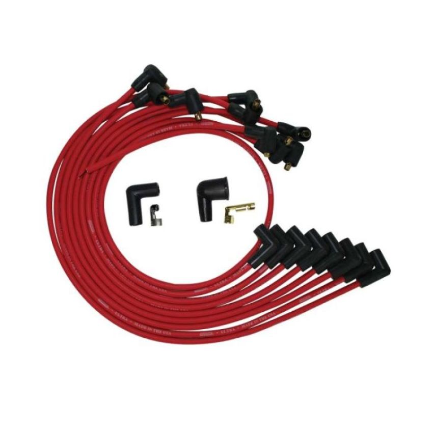 MOROSO MOR52043 Ultra Plug Wire Set BBC Under V/C Red