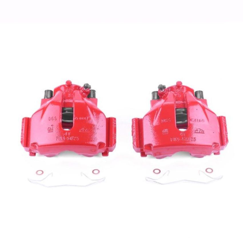 PowerStop S2038 Red Powder Coated Calipers