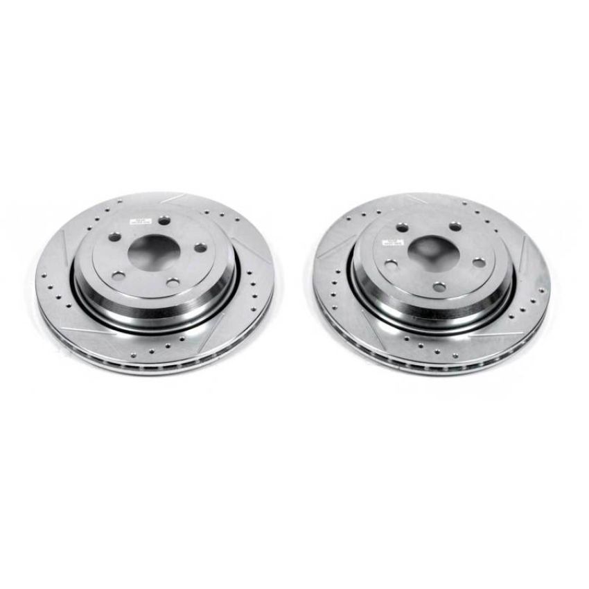 PowerStop AR83077XPR PowerStop Evolution Performance Drilled, Slotted & Plated Brake Rotor Pair