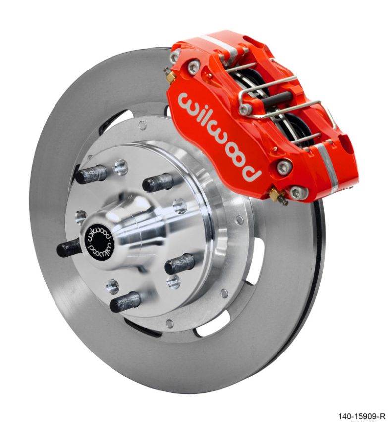 Wilwood 140-15909-R Dynapro 4R Front Kit 11.75in Ultralite HP Rotors - Red