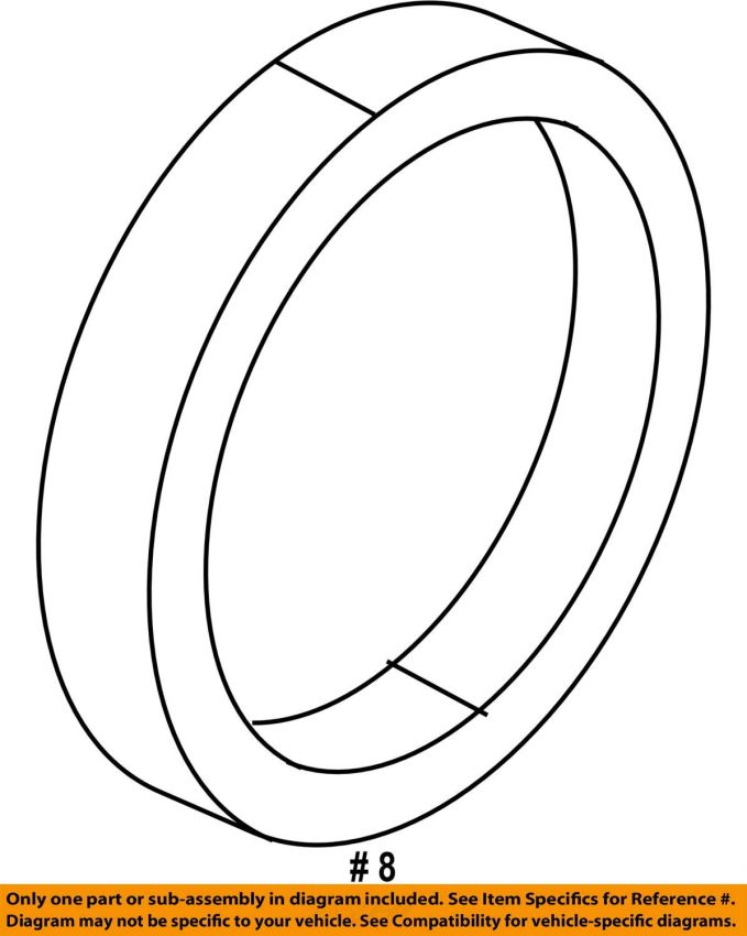 Mopar 5086983AA Rear Wheel Seal