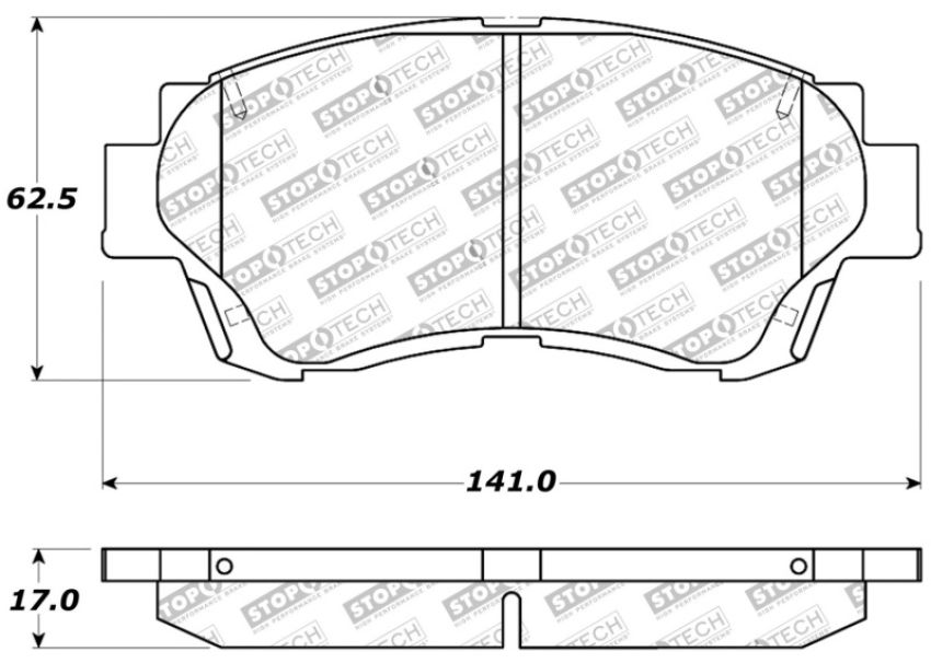 Stoptech 309.04760 Performance Brake Pads