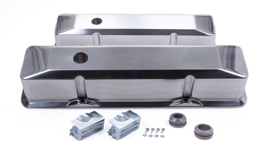 RACING POWER CO-PACKAGED RPCR6152 SBC Alum Recessed Tall V/C Plain Polished