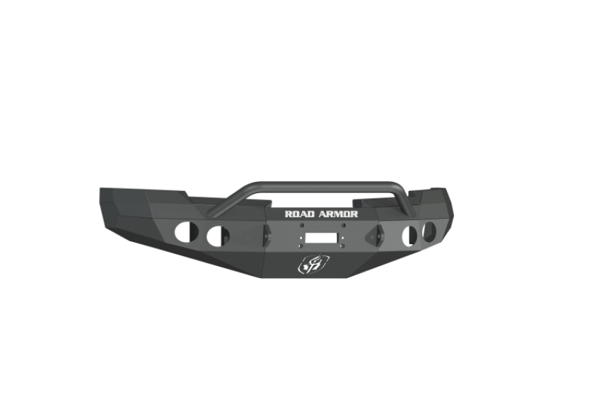 Road Armor 37704B 08-13 Chevy 1500 Stealth Front Winch Bumper w/Pre-Runner Guard - Tex Blk