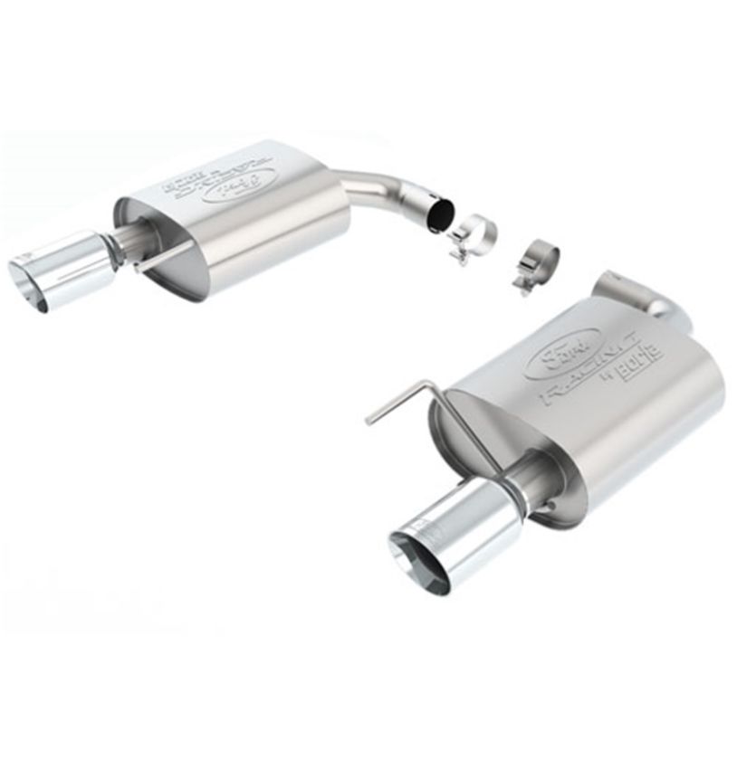Ford Racing M-5230-M8TC 2015-2017 Mustang GT 5.0L Touring Muffler Kit-Chrome Tips
