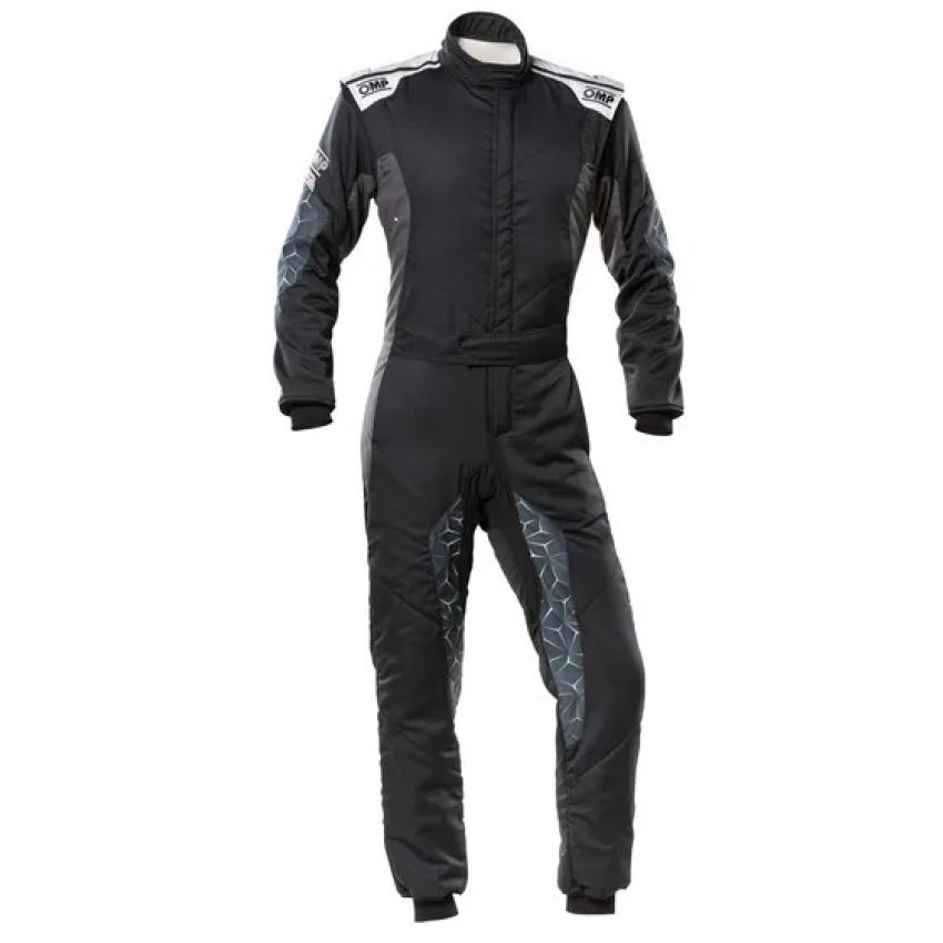 OMP RACING, INC. OMPIA0-1864-A01-171-60 TECNICA HYBRID OVERALL F IA 8856-2018 BLACK / SIL