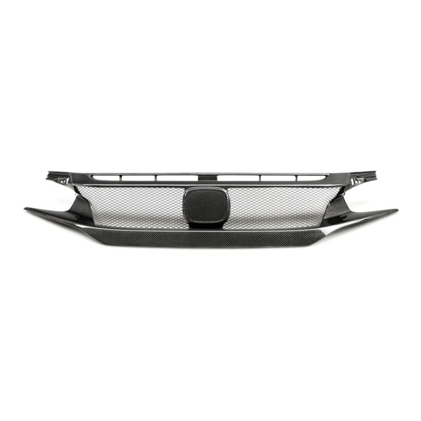 Seibon FG17HDCVR-CV 17-18 Honda Civic Type R CV-Style Carbon Fiber Front Grill