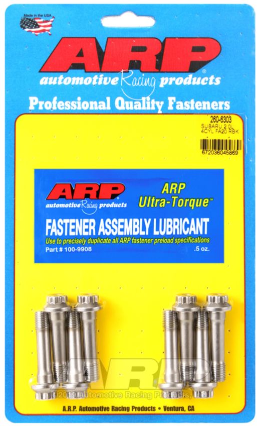 ARP 260-6303 Subaru FA20 2.0L Rod Bolt Kit