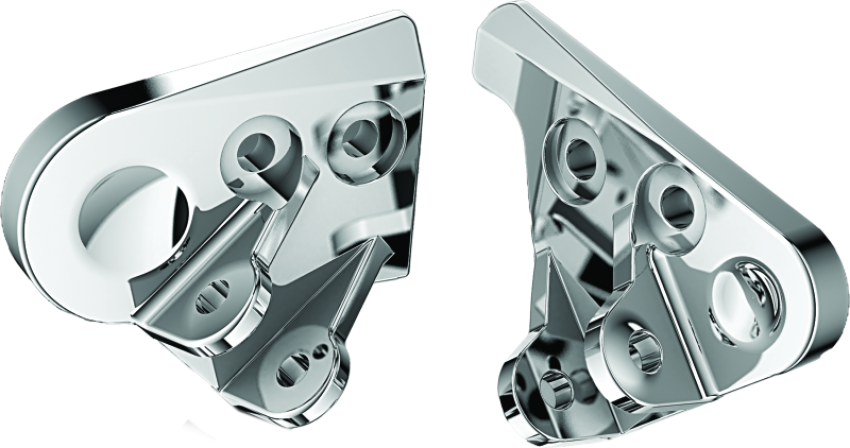 Kuryakyn 4544 Driver Peg Mounts GL1800 Chrome