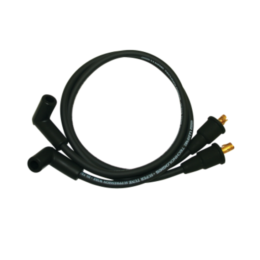 Moroso 27285 58-69 Harley-Davidson XL Suppression Core Wire Set - Black