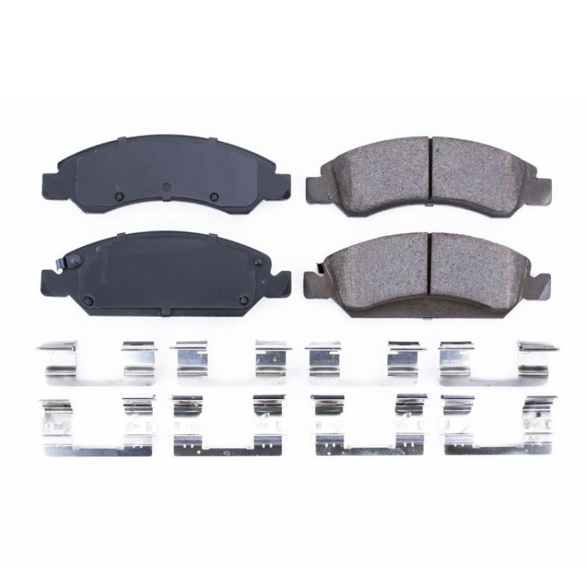 PowerStop 17-1363 PowerStop - Z17 Low-Dust Ceramic Brake Pads with Hardware