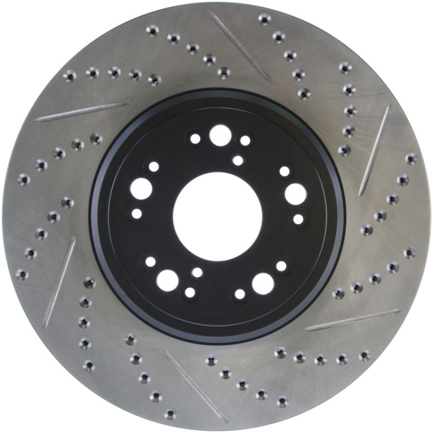 Stoptech 127.44107L 95-00 Lexus LS 400 Left Front Slotted & Drilled Rotor