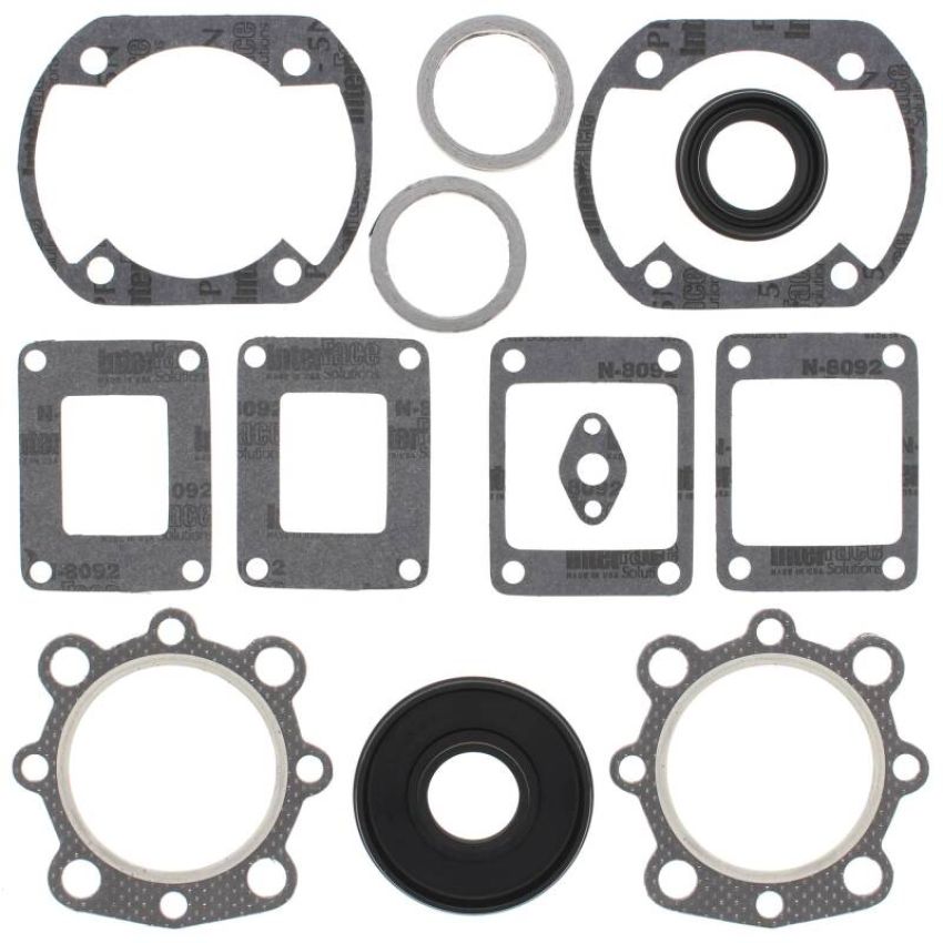 Vertex Pistons 711146A Vertex Gaskets 79-81 Yamaha Exciter EX 440 C D E Complete Gasket Kit w/ Oil Seals