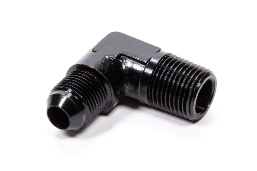 FRAGOLA FRG482288-BL 90 Deg Adapter Fitting #8 x 1/2 MPT Black