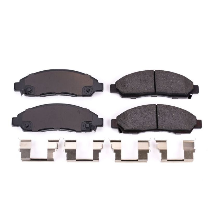 PowerStop 17-1039 PowerStop - Z17 Low-Dust Ceramic Brake Pads with Hardware