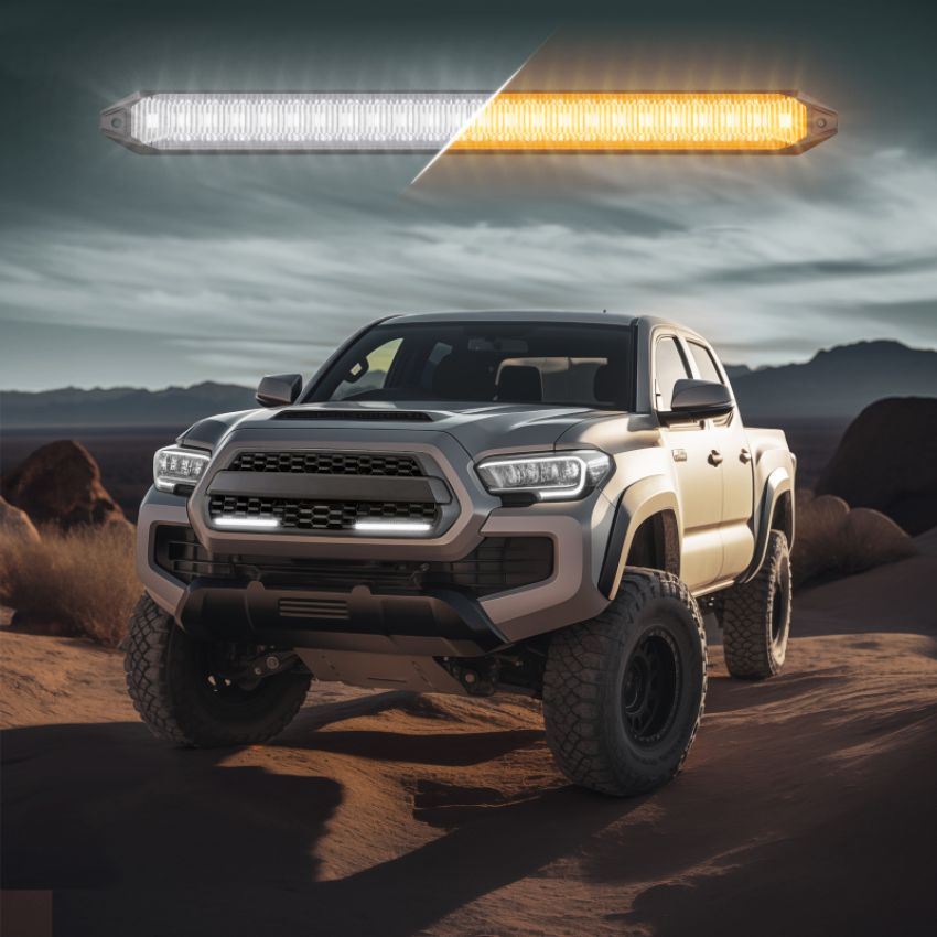 XKGLOW XK041029-9 XK Glow 9In Switchback Grill Lights with Start-up Animation & Sequential Turn Signals