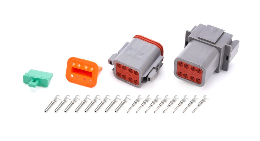 QUICKCAR RACING PRODUCTS QRP71-382 Plug Deutsch 8 Pin Receptacle