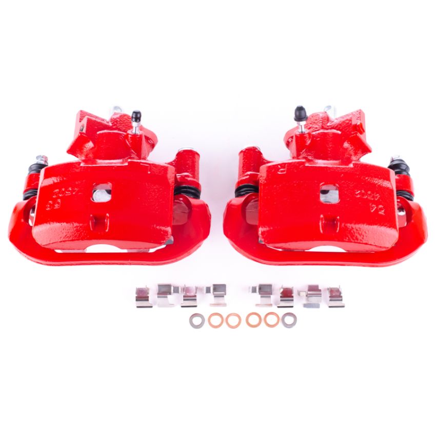PowerStop S2754 Red Powder Coated Calipers