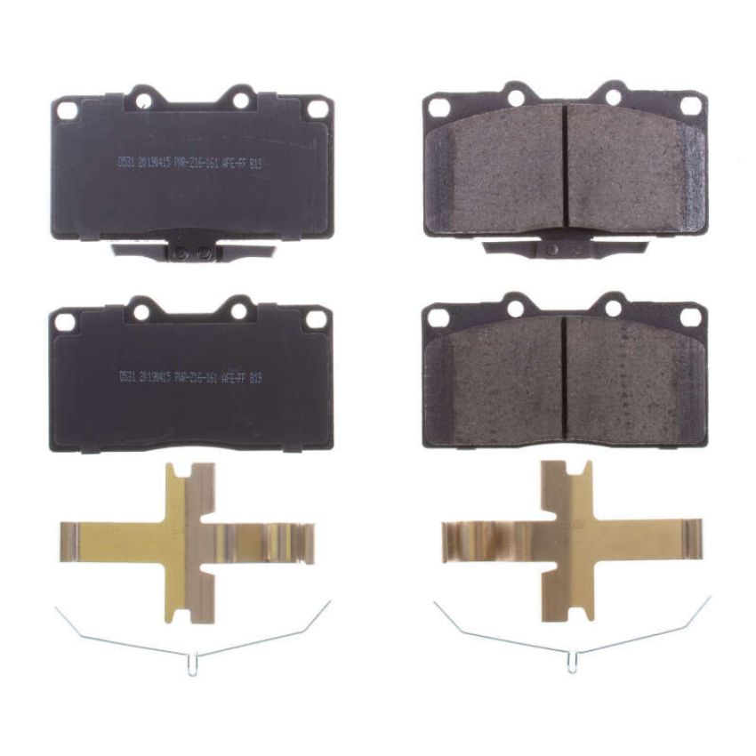 PowerStop 17-531 PowerStop - Z17 Low-Dust Ceramic Brake Pads with Hardware
