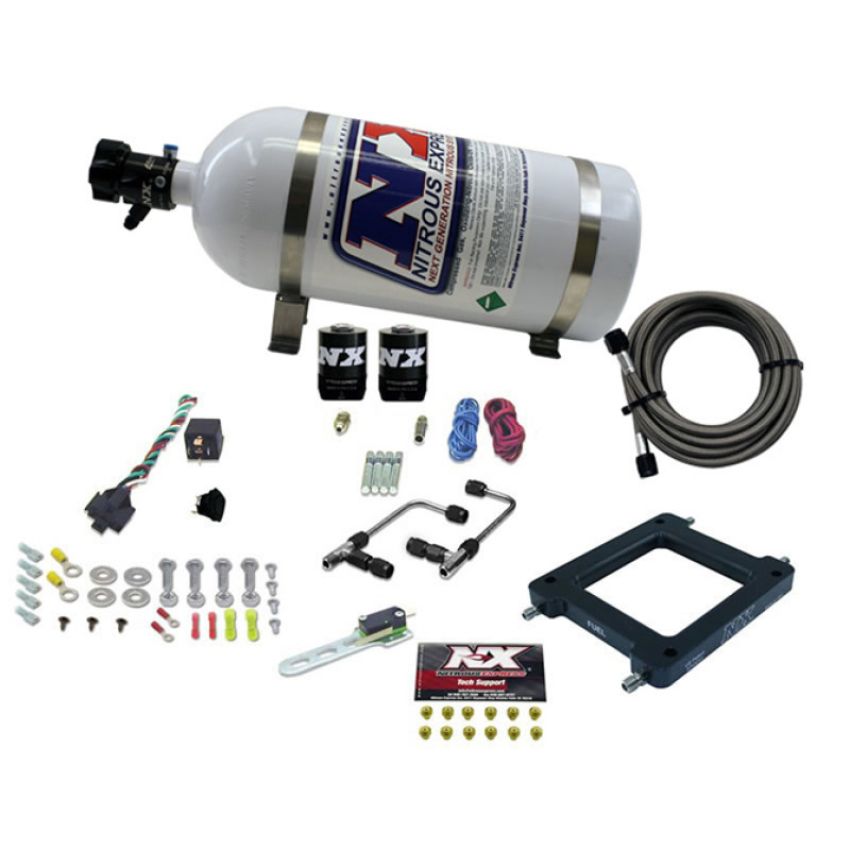 Nitrous Express 60075-10 Dominator Gemini STAGE 6 ALCOHOL WITH 10LB BOTTLE.