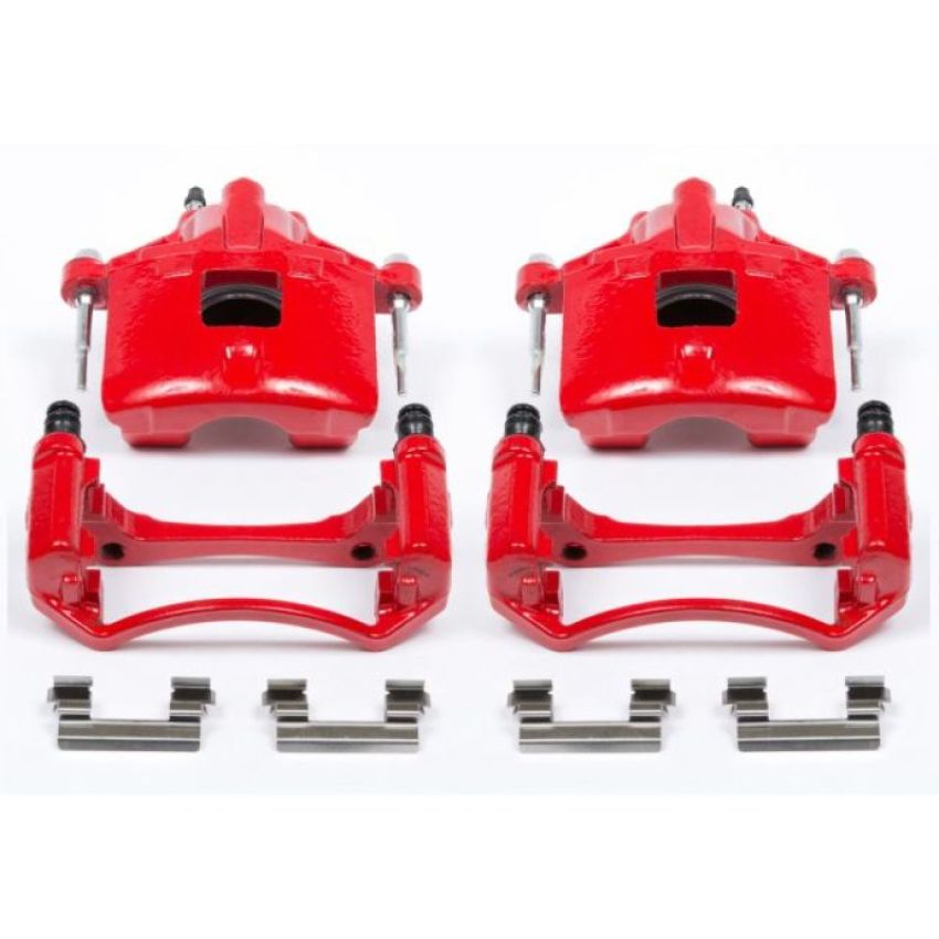PowerStop S4638 Red Powder Coated Calipers