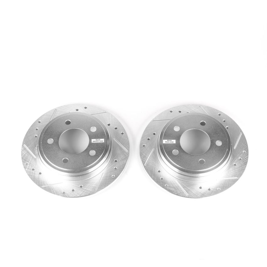 PowerStop AR8335XPR PowerStop Evolution Performance Drilled, Slotted & Plated Brake Rotor Pair