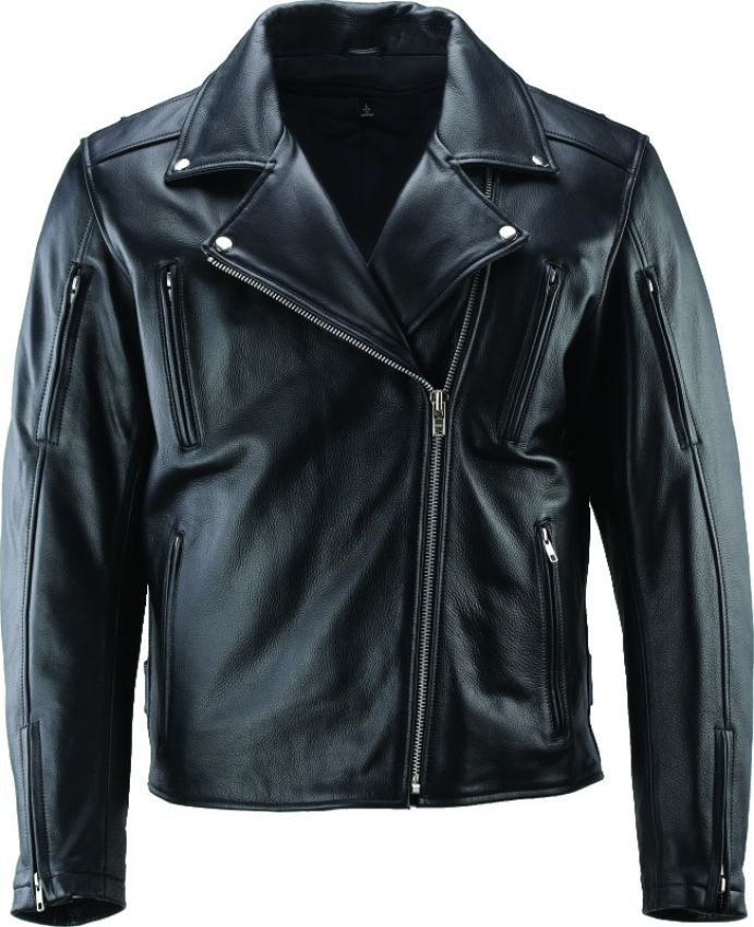 Kuryakyn 094371 Leather By River Road Ironclad Classic Leather Jacket Black - Large
