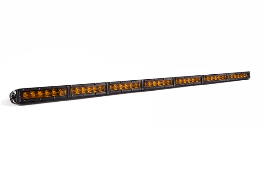 Diode Dynamics DD5042 42 In LED Light Bar Single Row Straight - Amber Driving Each Stage Series
