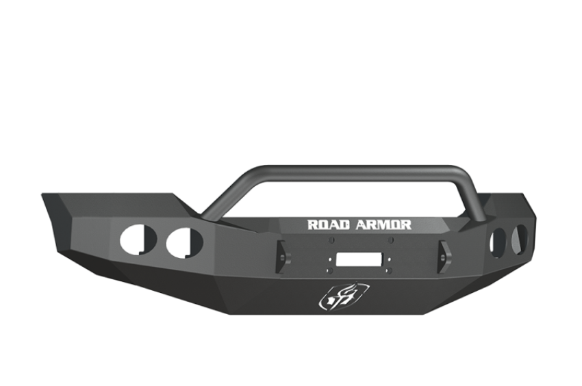 Road Armor 61104B 11-16 Ford F-250 Stealth Front Winch Bumper w/Pre-Runner Guard - Tex Blk