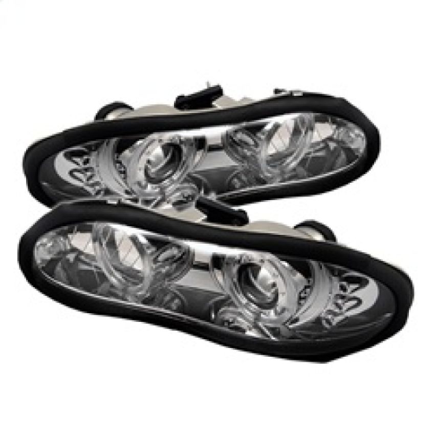SPYDER 5009241 Projector Headlights - LED Halo - Chrome